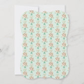 Party Einladung zum ersten Geburtstag (Rückseite)