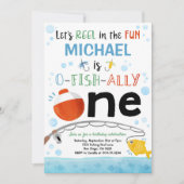 Party Einladung zum ersten Geburtstag (Vorderseite)