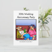 Party Einladung zum Feiertag (Stehend Vorderseite)