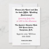 Party Einladung zum Feiertag (Rückseite)