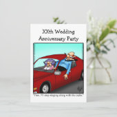 Party Einladung zum Feiertag (Stehend Vorderseite)