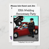 Party Einladung zum Feiertag (Vorne/Hinten)