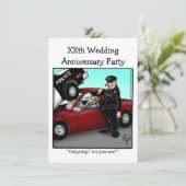 Party Einladung zum Feiertag (Stehend Vorderseite)