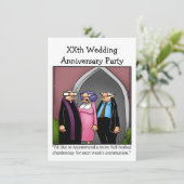 Party Einladung zum Feiertag (Stehend Vorderseite)