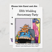 Party Einladung zum Feiertag (Vorne/Hinten)