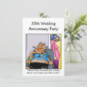 Party Einladung zum Feiertag (Stehend Vorderseite)