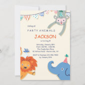 Party Einladung zum Geburtstag (Vorderseite)