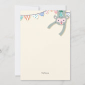 Party Einladung zum Geburtstag (Rückseite)