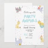 Party Einladung zum Geburtstag (Vorne/Hinten)