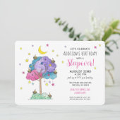 Party Einladung zum Geburtstag Slumber (Stehend Vorderseite)