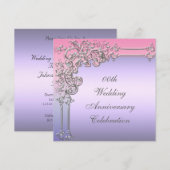 Party Einladung zum Hochzeitstag (Vorne/Hinten)