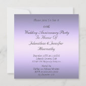 Party Einladung zum Hochzeitstag (Rückseite)