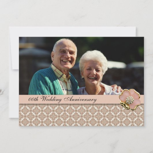Party Einladung zum Hochzeitstag (Vorderseite)