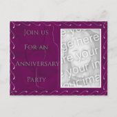 Party Einladung zum Jahrestag (Vorderseite)