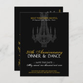 Party Einladung zum Jahrestag (Vorne/Hinten)