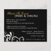 Party Einladung zum Jahrestag (Rückseite)