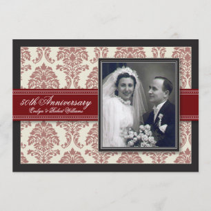 Party Einladung zum Jahrestag der Roten Ribbon-Dam