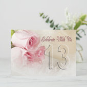 Party Einladung zum Jahrestag für 13 Jahre (Stehend Vorderseite)