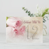 Party Einladung zum Jahrestag für 14 Jahre (Stehend Vorderseite)