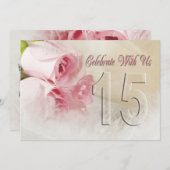 Party Einladung zum Jahrestag für 15 Jahre (Vorne/Hinten)