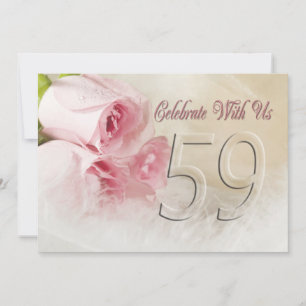 Party Einladung zum Jahrestag seit 59 Jahren