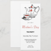 Party Einladung zum Muttertagsjung (Vorne/Hinten)