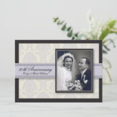 Party Einladung zum Silberstreifen der Flachbänder (Stehend Vorderseite)