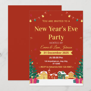 Party Einladung zum Silvester 2026