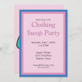 Party Einladung zum Tauschen (Vorne/Hinten)