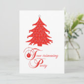 Party Einladung zum Trimmen von Rotwein (Stehend Vorderseite)