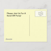 Party Einladung zum Vintagen Absenden von Karten a (Rückseite)