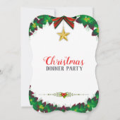 Party Einladung zum Weihnachtsfest (Rückseite)