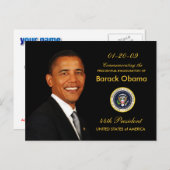 Party Einladung zur Amtseinführung von Obama - for (Vorne/Hinten)