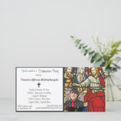 Party Einladung zur Bestätigung von Messgläsern (Stehend Vorderseite)