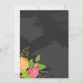 Party Einladung zur Blumenwärmung (Rückseite)