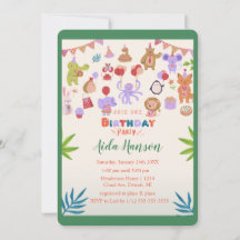 Party Einladung zur Geburtstagsfeier