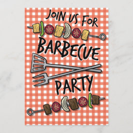 Party Einladung zur GRILLEN der Sommerzeit