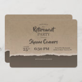 Party Einladung zur Rückführung von Kaffeetrinken (Vorne/Hinten)