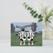 Party Einladung zur Wohnungsaufwärmung. (Stehend Vorderseite)