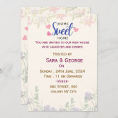 Party Einladungen (Vorne/Hinten)