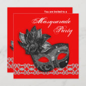 Party Einladungen (Vorne/Hinten)