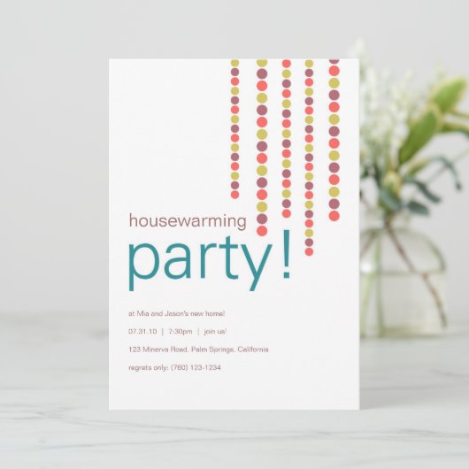 Party Einladungen (Stehend Vorderseite)