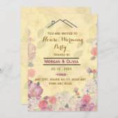 Party Einladungen (Vorne/Hinten)