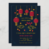 Party Einladungen (Vorne/Hinten)