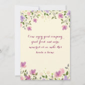 Party Einladungen (Rückseite)