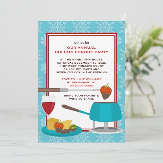 Party Einladungen (Stehend Vorderseite)