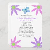 Party Einladungen (Vorne/Hinten)