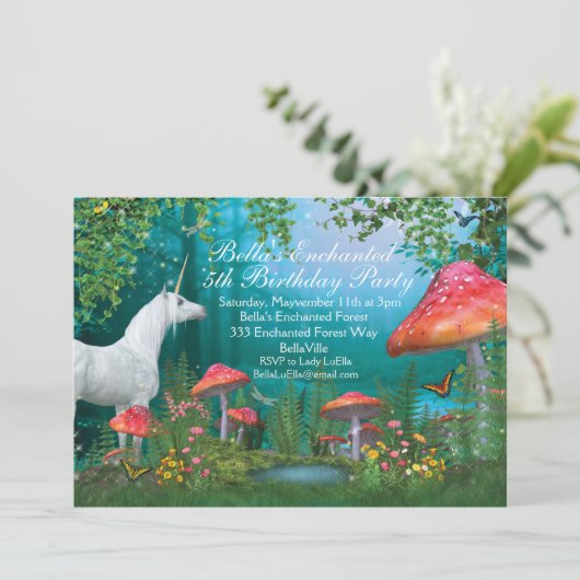 Party Einladungen (Stehend Vorderseite)