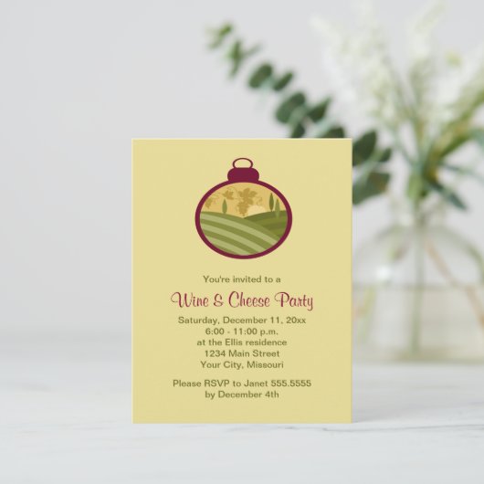 Party Einladungen (Stehend Vorderseite)