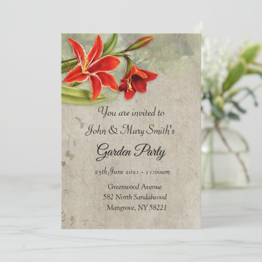 Party Einladungen (Stehend Vorderseite)